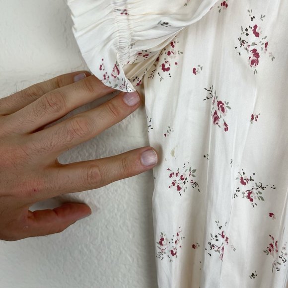 Ulla Johnson Cream Floral Blouse - Picture 6 of 6